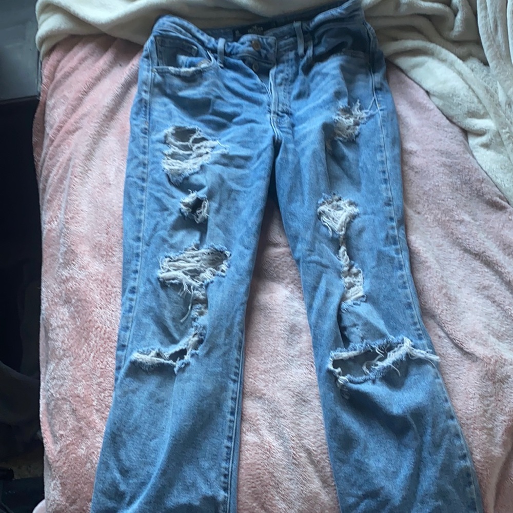 Hollister high rise distressed jeans